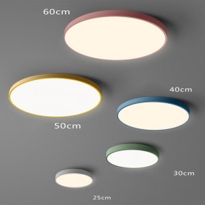 LED moderne Acryllegierung rund 5cm super dünne LED-Lampe. LED-Licht. Deckenleuchte. LED-Deckenleuchte. Deckenleuchte für das Foyer-Schlafzimmer